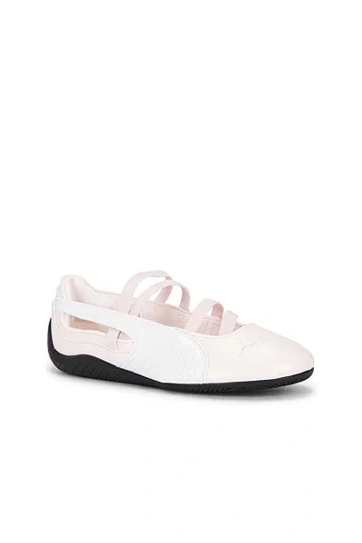 Puma Speedcat Cut-out Ballet Flats In Pink