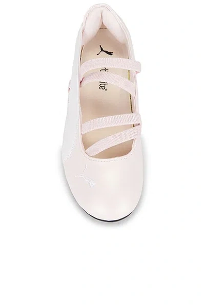 Puma Speedcat Cut-out Ballet Flats In Pink