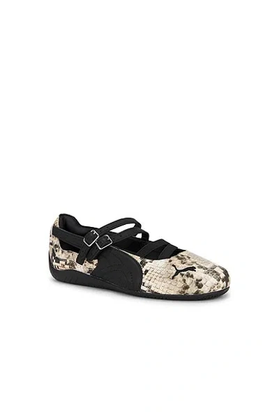 Puma Speedcat Ballet Snake Woman Black And Beige