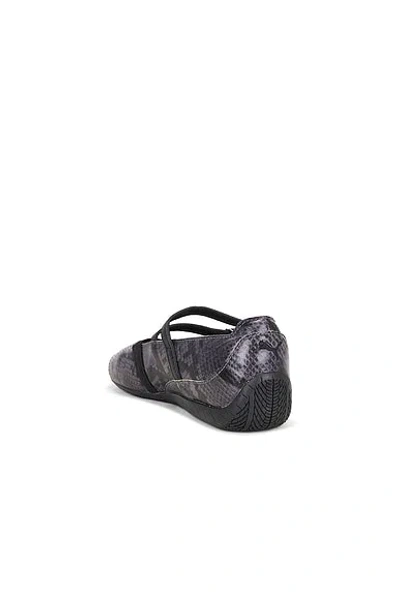 Puma Cool Dark Grey Speedcat Snake Print Ballet Flats-like Sneakers In Black