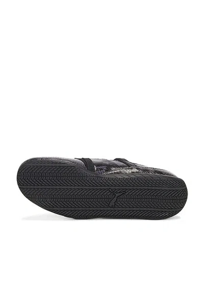Puma Cool Dark Grey Speedcat Snake Print Ballet Flats-like Sneakers In Black