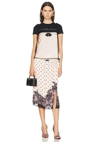 Marc Jacobs Ribbon Strap Top Blush In Pink