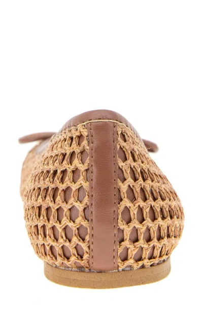 Bcbgeneration Hartly Cap Toe Ballet Flat In Brown