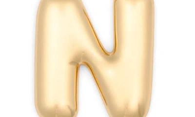 Leith Bubble Initial Bag Charm In Gold