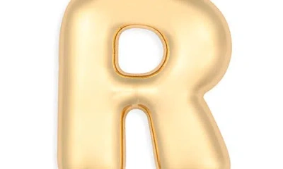 Leith Bubble Initial Bag Charm In Gold