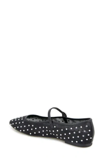 Kenneth Cole Jasper Mesh Micro Stud Ballet Flat In Black