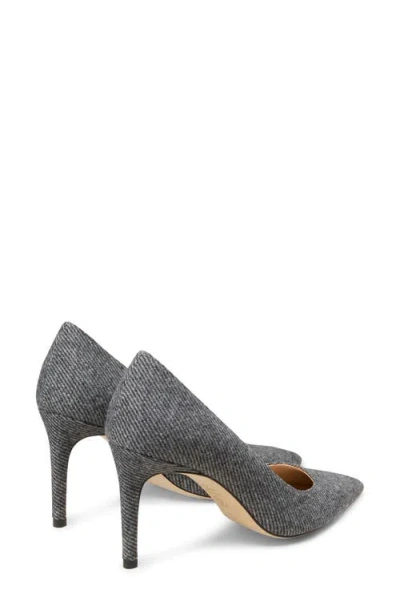 Stuart Weitzman Stuart Power 85 Pointed Toe Pump In Gray