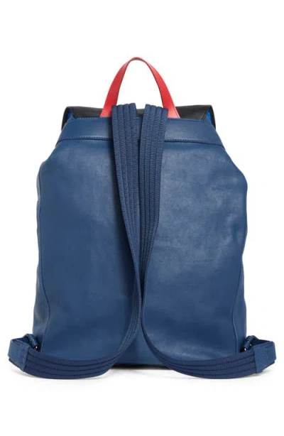 Longchamp 3d Colorblock Backpack In Blue