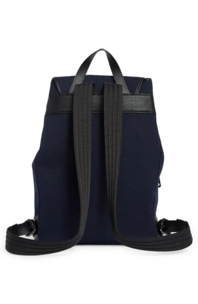 Longchamp 3d Leather & Twill Backpack In Multi