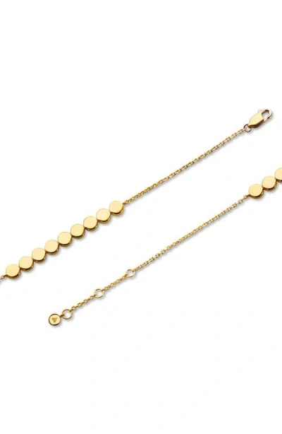Devata Round Link Chain Bracelet In Gold