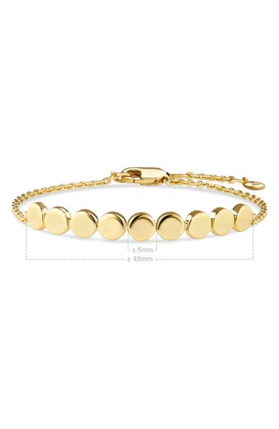 Devata Round Link Chain Bracelet In Gold