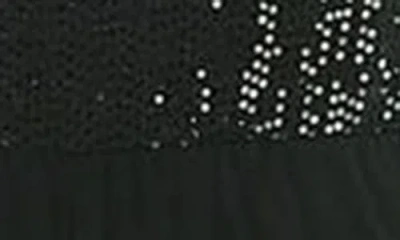 Bebe Disco Dot Jumpsuit In Black