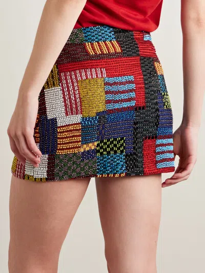 Staud Supernova Mini Skirt In Multi