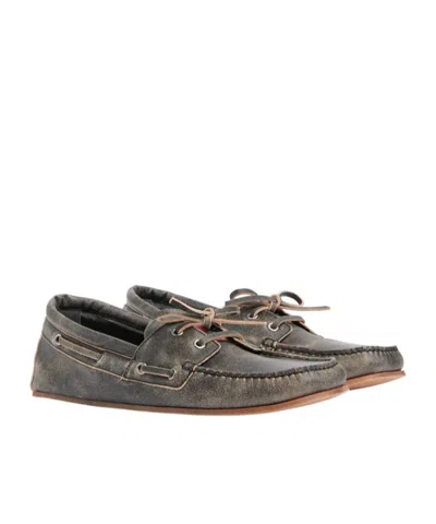 Gucci Gg Logo Leather Loafer In Black