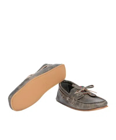 Gucci Gg Logo Leather Loafer In Black