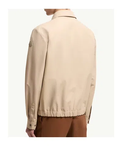 Moncler Gilben Buttoned Jacket In Neutral