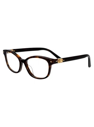 Dior Full Frame Plain Mirror In Brown
