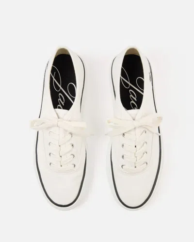 Jacquemus Les Fefe Low Top Sneakers Rubber Sole In White