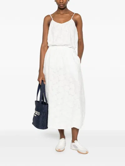 Aiayu Patterned Tank Top In White