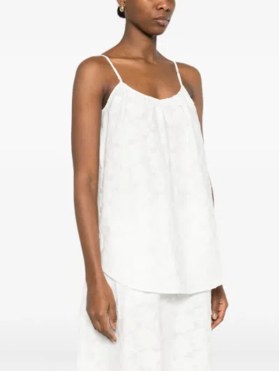 Aiayu Patterned Tank Top In White