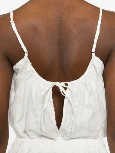 Aiayu Patterned Tank Top In White