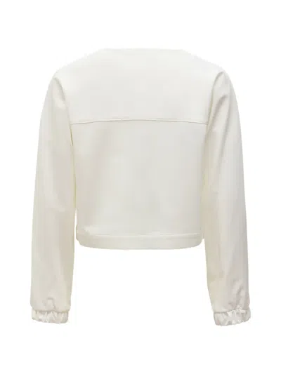Max Mara Zip Jacket In White