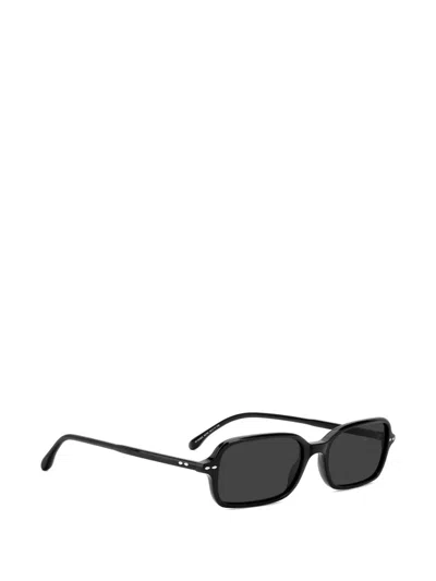 Isabel Marant Eyewear Rectangular-frame Sunglasses In Black