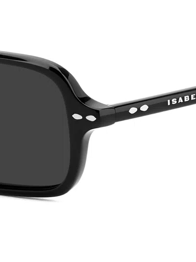 Isabel Marant Eyewear Rectangular-frame Sunglasses In Black