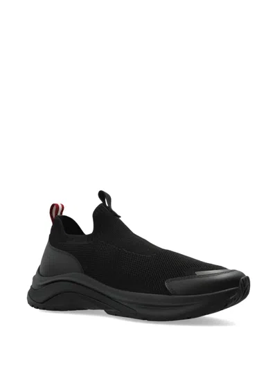 Bally Woge Pull-tab Sneakers In Black