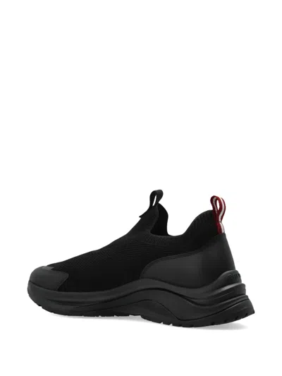 Bally Woge Pull-tab Sneakers In Black