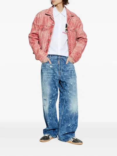 Dsquared2 Printed Shirt In White