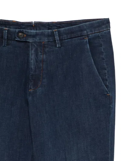 Corneliani Belt-loops Jeans In Blue