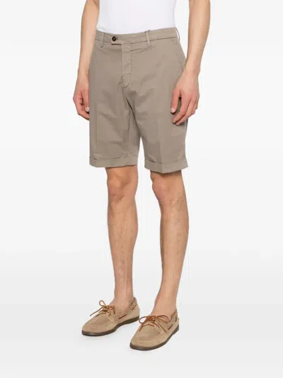 Corneliani Turned-hem Shorts In Neutral