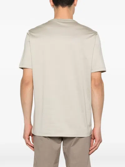 Corneliani Crew-neck T-shirt In Neutral
