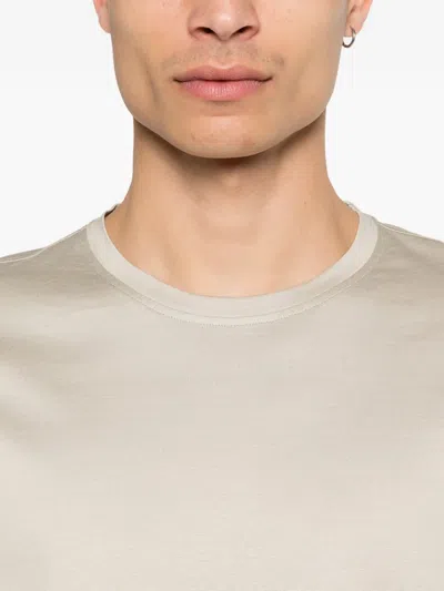 Corneliani Crew-neck T-shirt In Neutral
