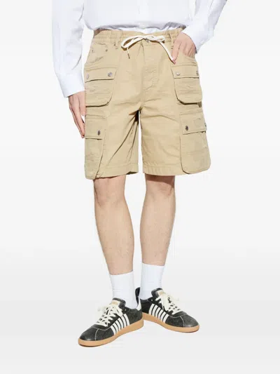 MULTI-POCKET DRAWSTRING SHORTS