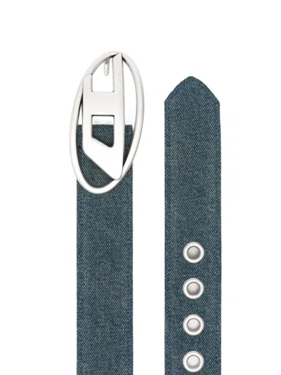 Diesel B-1dr Oval D Belt In Blue