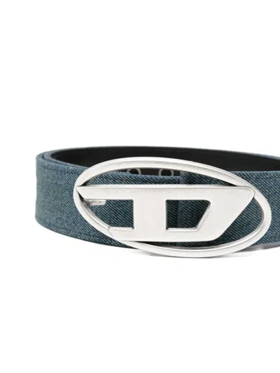 Diesel B-1dr Oval D Belt In Blue