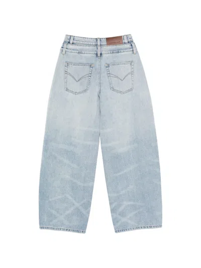 Feng Chen Wang Belt-loop Pocket Jeans In Blue