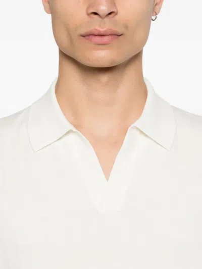 Paolo Pecora Buttonless T-shirt In White