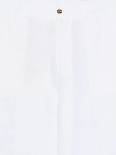 Ecoalf Ethiwin Button Trousers In White