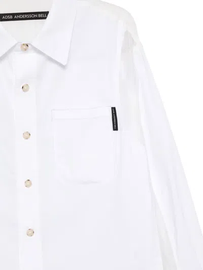 Andersson Bell Pocket Shirt In White