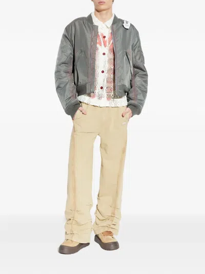 Avavav Mesh Button Shirt In White