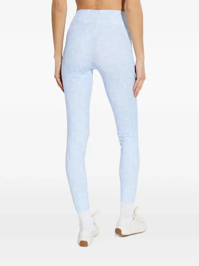 Loveshackfancy Bow Pattern Legging In Blue