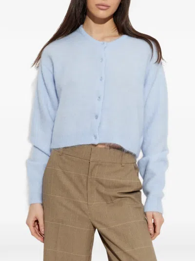 Gestuz Buttoned Cardigan In Blue