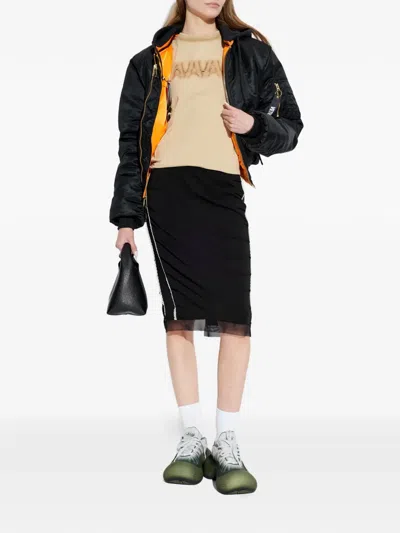 Avavav Logo Cut-out T-shirt In Multi