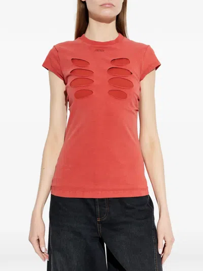 Avavav Cut-out T-shirt In Multi