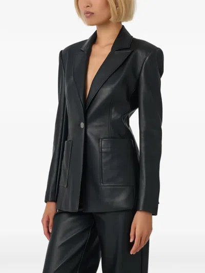 Toccin Rory Single Button Blazer In Black