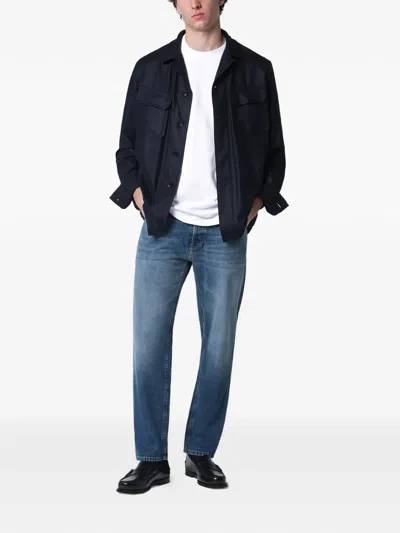 Pt Torino Belt Loop Jeans In Blue