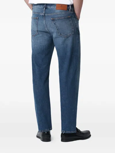 Pt Torino Belt Loop Jeans In Blue